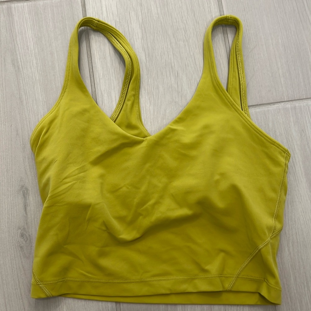 Lululemon align tank yellow pear
